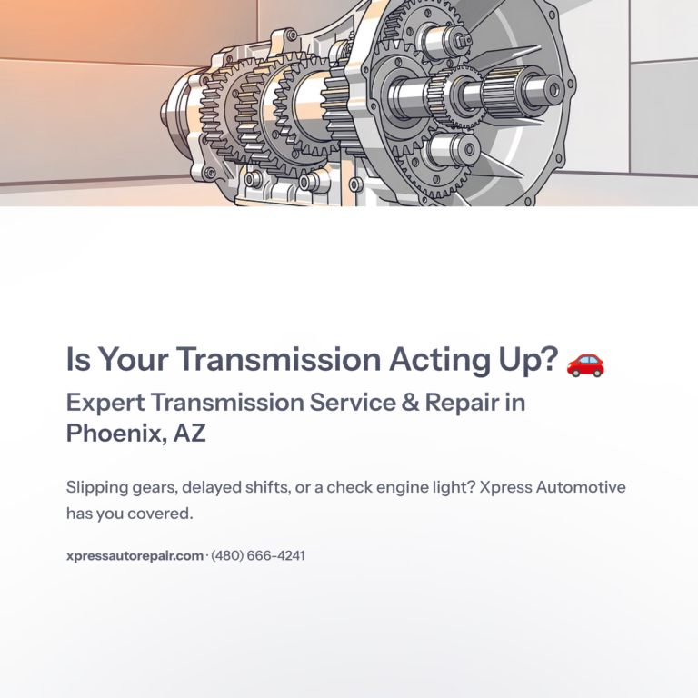 Transmission Service and Repair - Phoenix Auto Repair